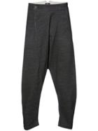 Lost & Found Ria Dunn Asymmetric Dropped Crotch Trousers - Grey