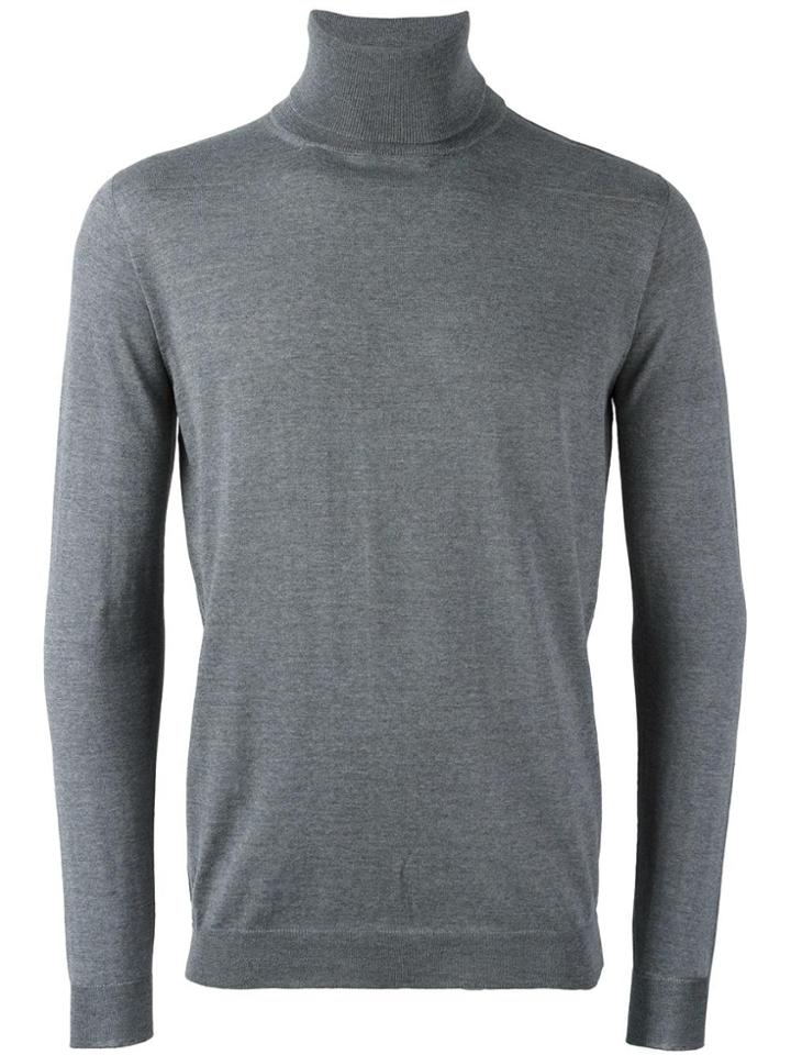 Nuur Roll Neck Jumper - Grey
