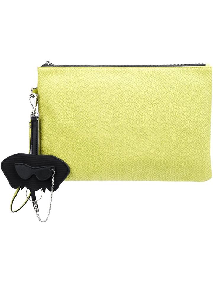 Christian Siriano 'kenza' Clutch, Women's, Yellow/orange