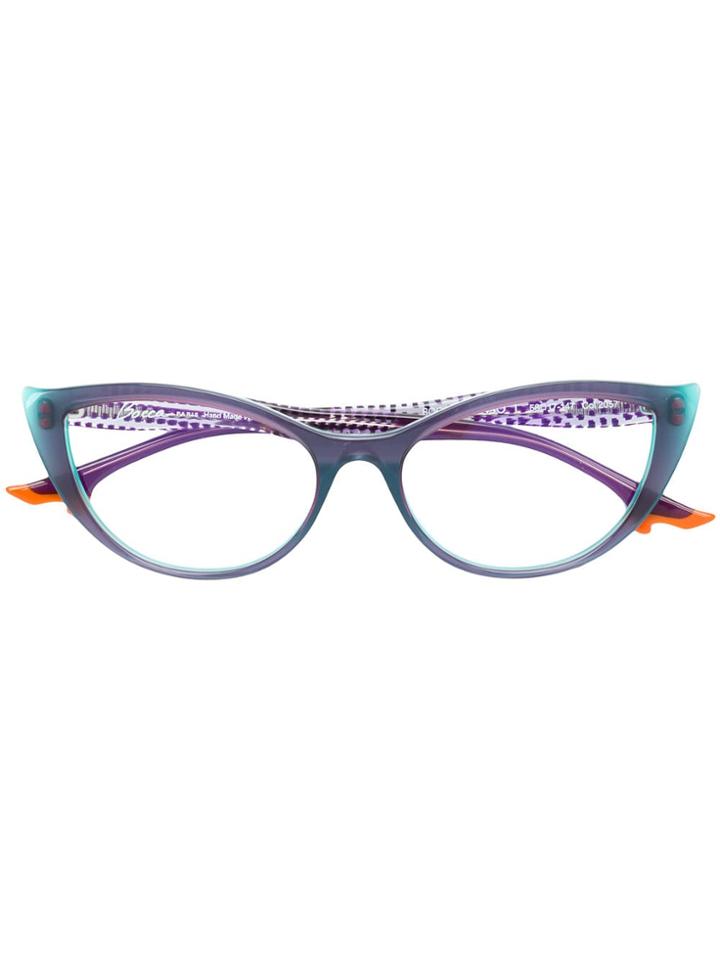 Face À Face Cat-eye Shaped Glasses - Pink & Purple