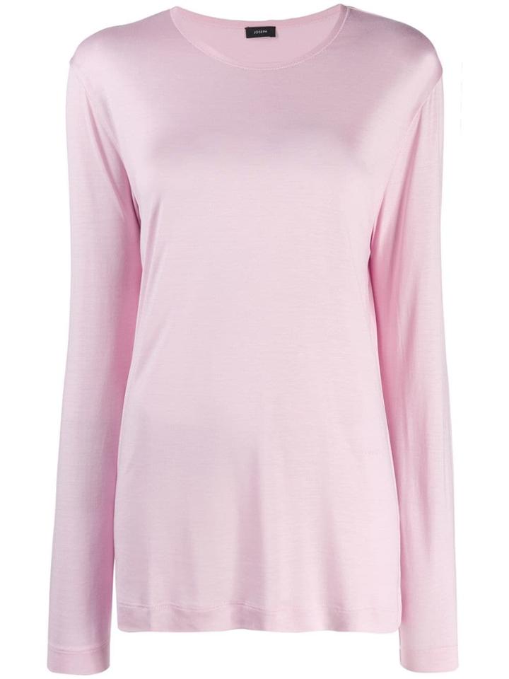 Joseph Plain Jersey Top - Pink