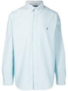 Ralph Lauren Logo Button-down Shirt - Blue