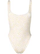 Sian Swimwear Daisy Print Swimsuit - White