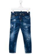 Dsquared2 Kids 'skater' Jeans, Boy's, Size: 12 Yrs, Blue