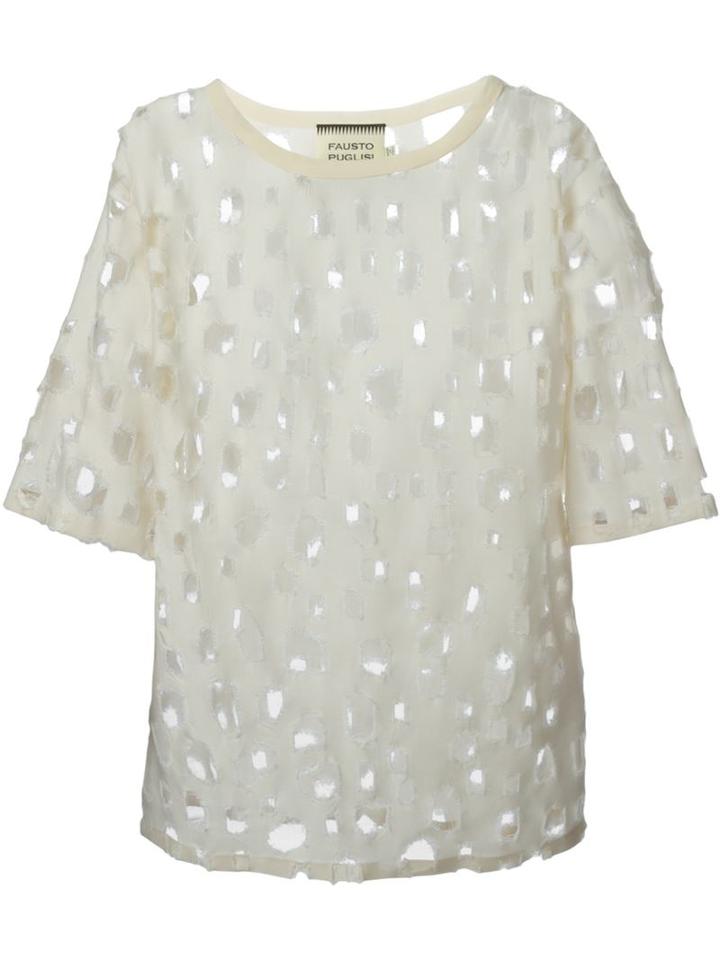Fausto Puglisi Perforated Blouse
