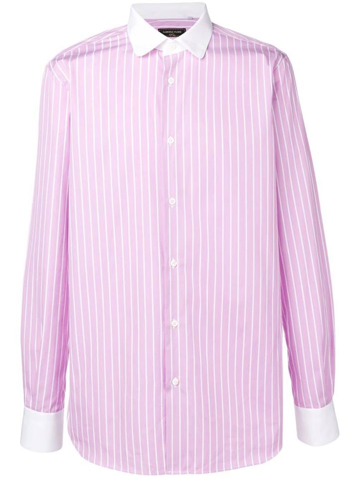 Gabriele Pasini Striped Shirt - Pink & Purple