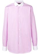 Gabriele Pasini Striped Shirt - Pink & Purple