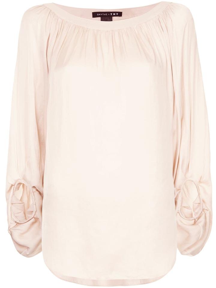 Smythe Ruchéd Detail Blouse - Pink
