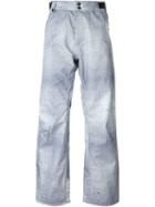 Julien David Marled Wide Leg Trousers, Men's, Size: Medium, Grey, Polyester/spandex/elastane