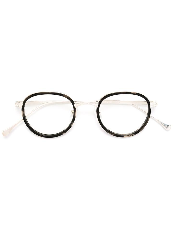 Matsuda Round Frame Glasses - Metallic