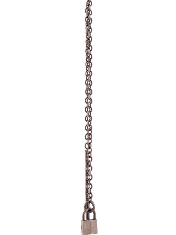 Lauren Klassen Chain Padlock Earring, Women's, Grey