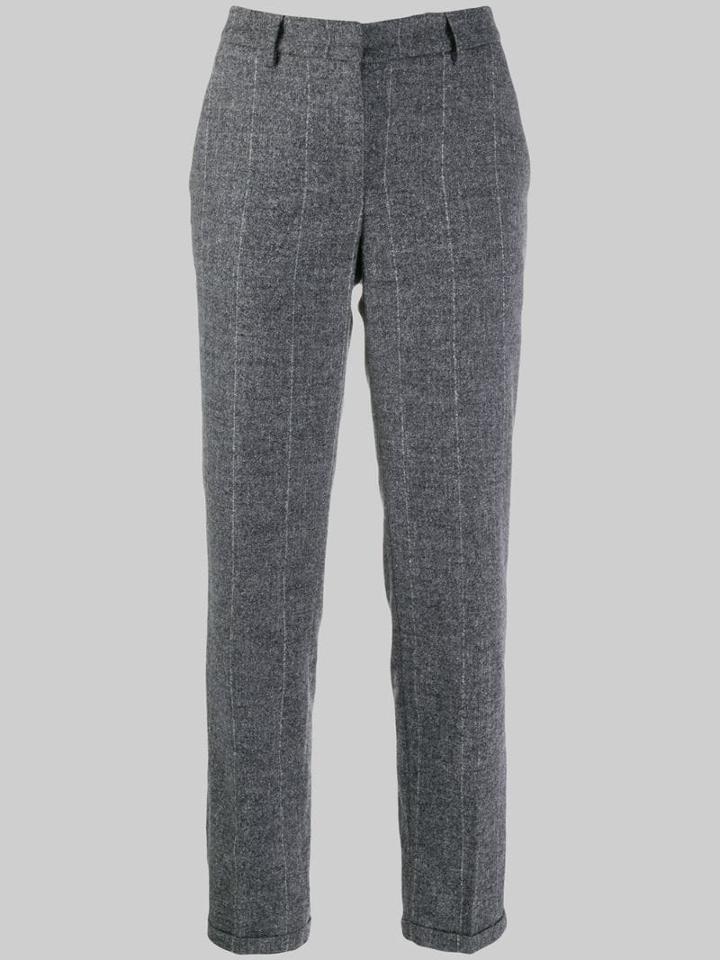 Fabiana Filippi Plaid Trousers - Grey