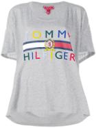 Hilfiger Collection High Low Logo T-shirt - Grey