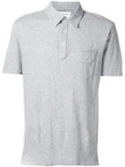 Officine Generale Classic Polo Shirt, Men's, Size: M, Grey, Cotton