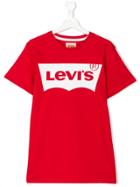 Levi's Kids Logo Print T-shirt - Red