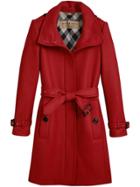 Burberry Technical Trench Coat - Red
