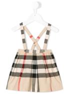 Burberry Kids - Sofia Check Skirt - Kids - Cotton - 12 Mth, Nude/neutrals