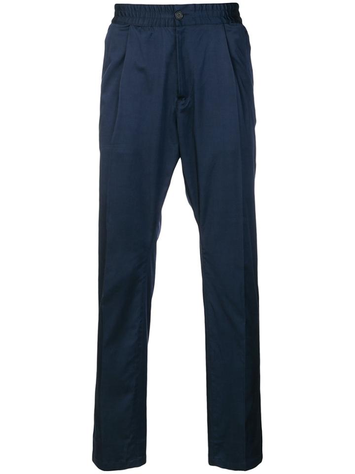 Just Cavalli Regular Tailored Trousers - Blue