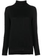 P.a.r.o.s.h. Roll Neck Studded Sweater - Black