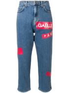 Gaelle Bonheur Cropped Jeans - Blue