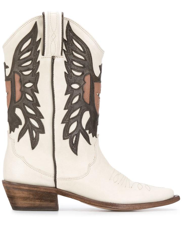 P.a.r.o.s.h. Cowboy-style Boots - 802 Beige