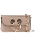 J.w.anderson Small Pierced Bag, Nude/neutrals, Calf Leather