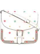 Red Valentino - Star Studded Crossbody Bag - Women - Calf Leather - One Size, Women's, White, Calf Leather