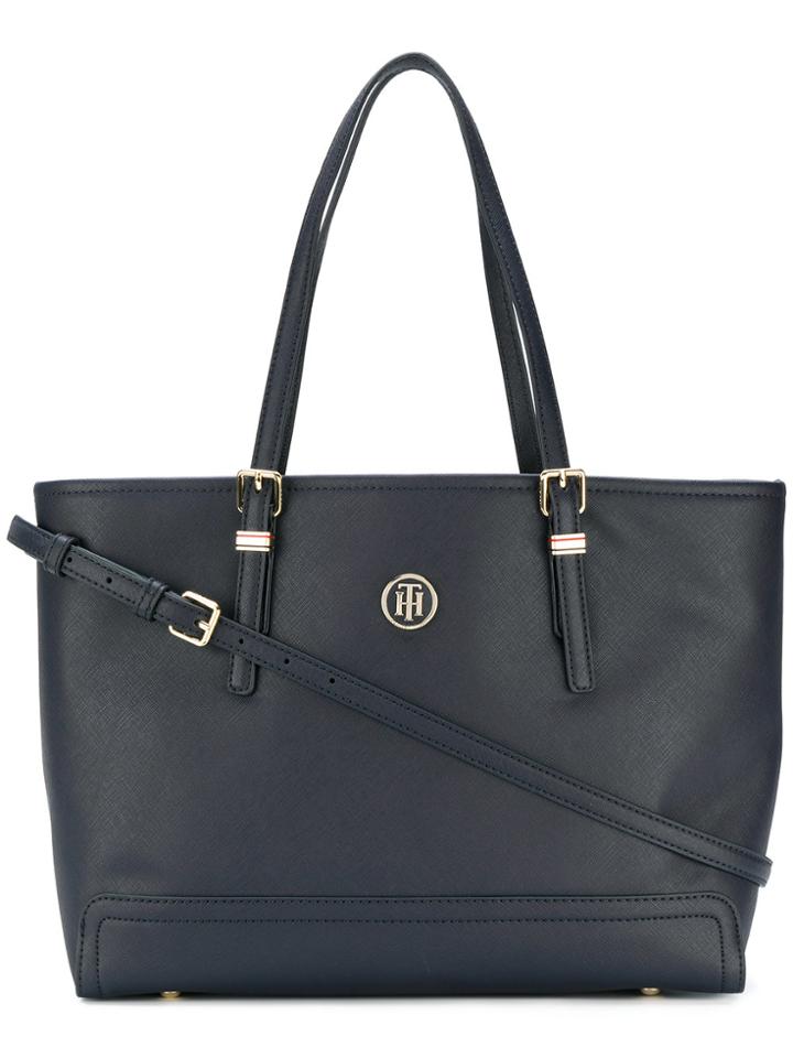 Tommy Hilfiger Logo Shopper Tote - Blue