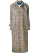 Giuliva Heritage Collection Checked Button Coat - Neutrals