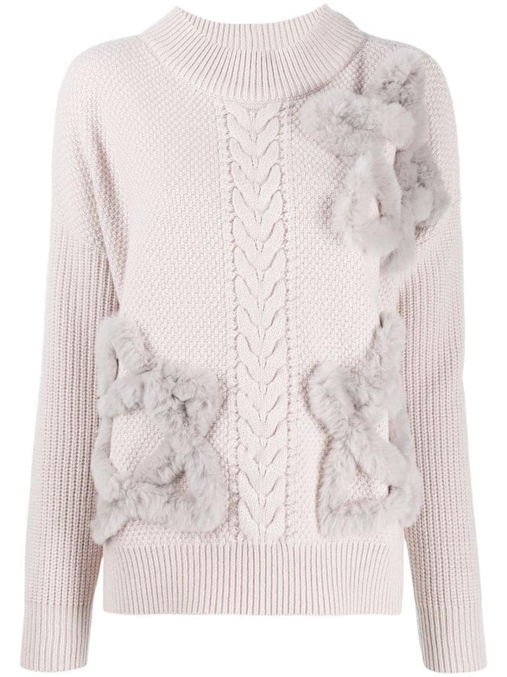 Lorena Antoniazzi Star Appliqué Sweater - Grey