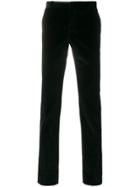 Al Duca D'aosta 1902 Slim Velvet Trousers - Black