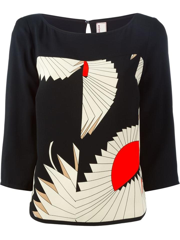 Antonio Marras Geometric Print Top