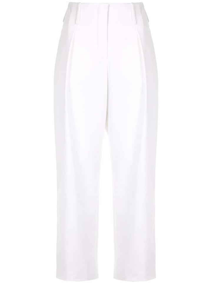 Lanvin High-waisted Trousers - White