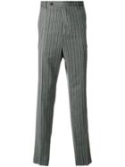 Lanvin Striped Trousers - Grey