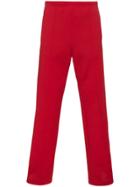 Maison Margiela Striped Cotton Track Pants - Red