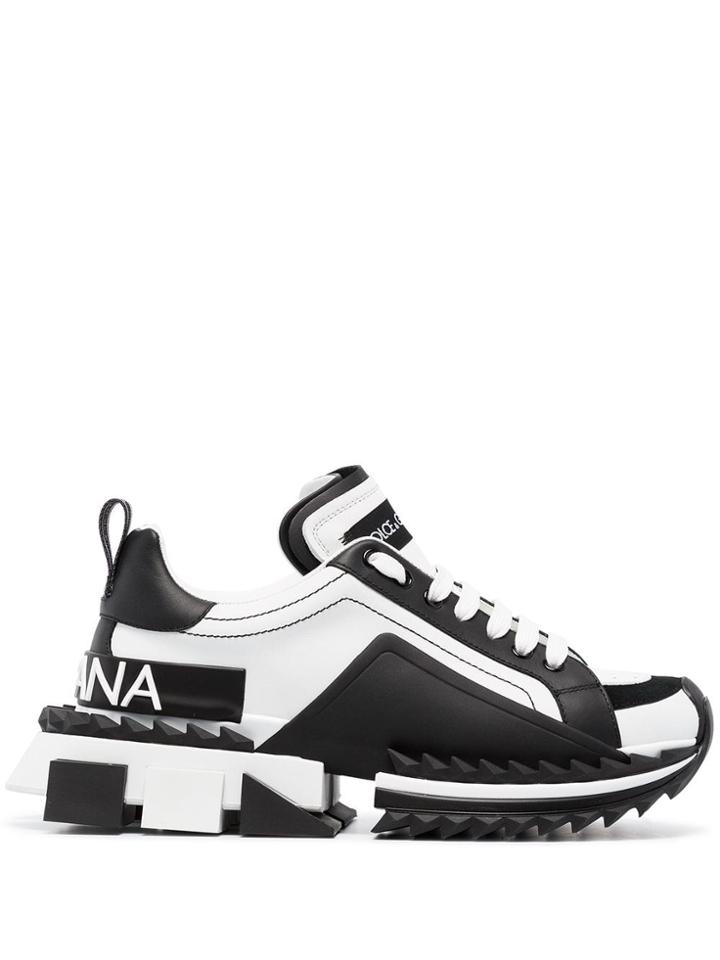 Dolce & Gabbana Superqueen Chunky Low-top Sneakers - Black