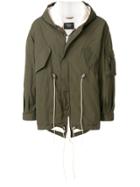 Represent Classic Parka Coat - Green