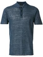 Roberto Collina Short-sleeved Polo Shirt - Blue