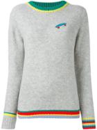 Ç By Mira Mikati Skateboard Patch Jumper - Grey