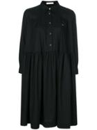 Peter Jensen Smock Shirt Dress - Black