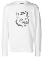 Maison Kitsuné Fox Embroidery Sweatshirt - White
