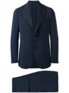Gabriele Pasini - Two Piece Suit - Men - Polyester/spandex/elastane/viscose/wool - 48, Blue, Polyester/spandex/elastane/viscose/wool