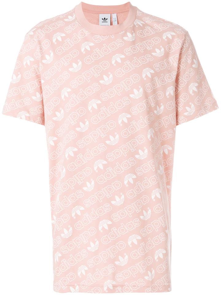 Adidas Adidas Originals Monogram T-shirt - Pink & Purple