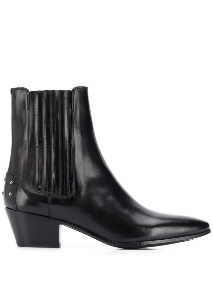 Saint Laurent West Chelsea Boots - Black