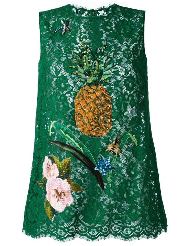 Dolce & Gabbana Sequinned Lace Top