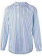 Comme Des Garçons Shirt - Striped Lightweight Jacket - Men - Cotton - S, Blue, Cotton