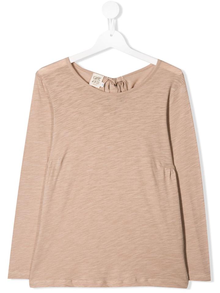 Caffe' D'orzo Bow Tie Top - Neutrals