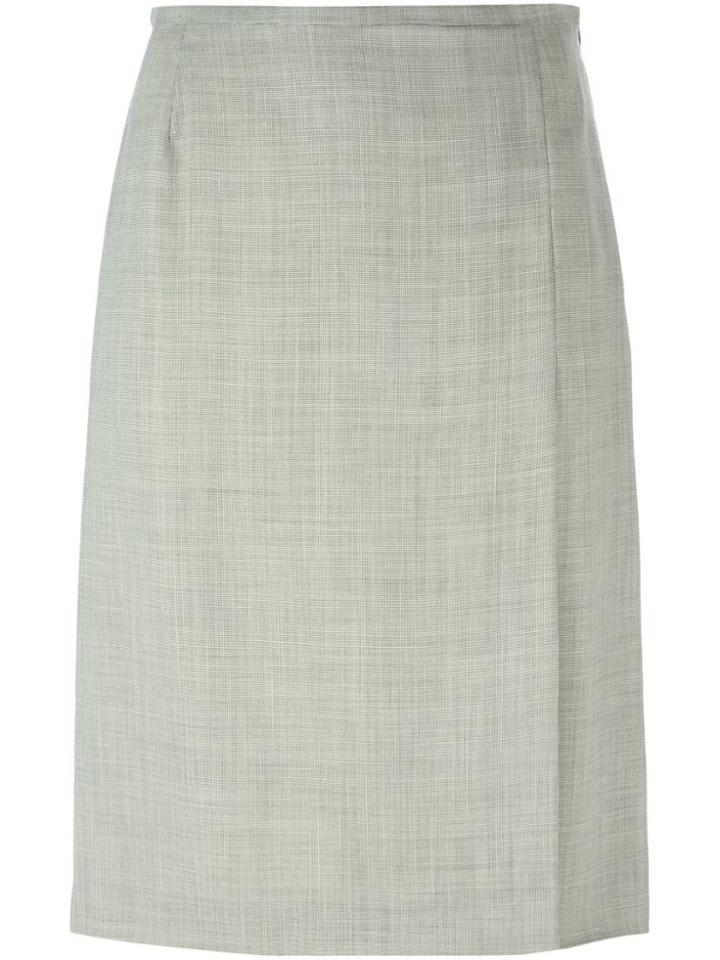 Jean Louis Scherrer Vintage A-line Skirt - Grey