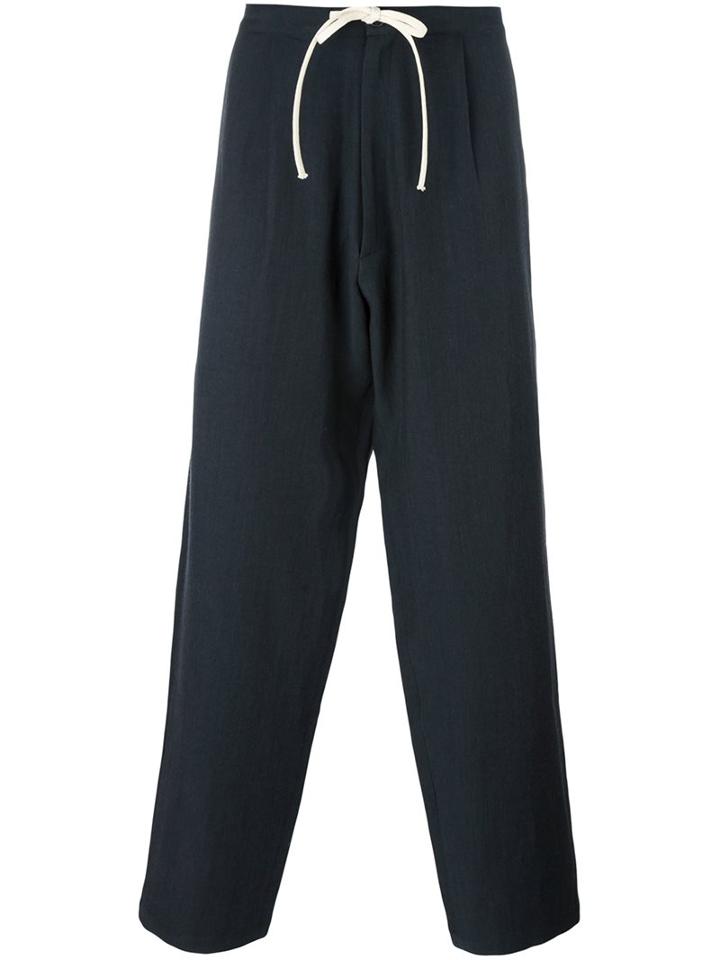 Société Anonyme 'sing Sing' Pants, Adult Unisex, Size: Xl, Blue, Wool