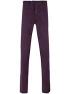 Biagio Santaniello - Straight-leg Trousers - Men - Cotton/elastodiene - 50, Pink/purple, Cotton/elastodiene